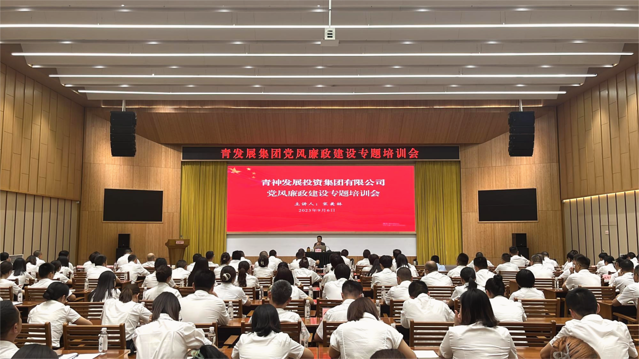 青發(fā)展集團公司舉辦黨風廉政建設專題培訓會